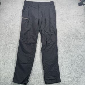 REI Co-op Pants‎ Mens 32x31 Black Relaxed Hiking Cargo Nylon Stretch Zip Pockets